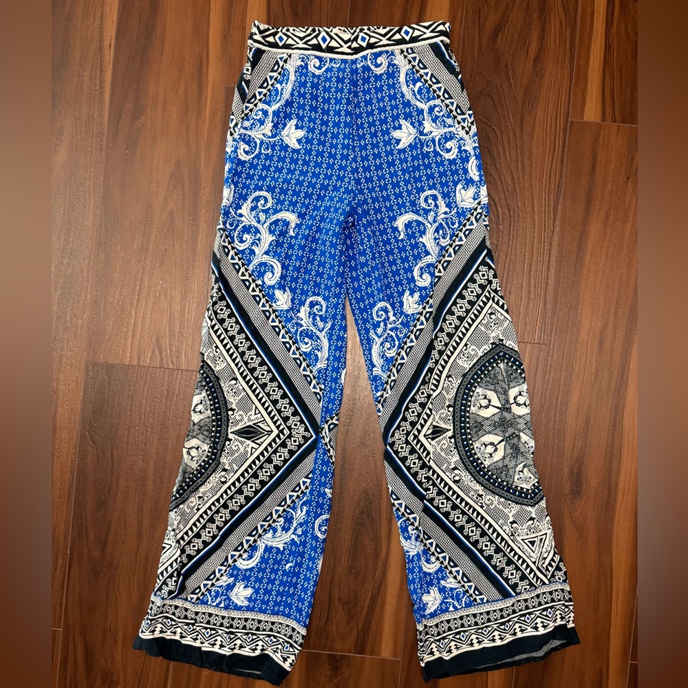 Jealous Tomato Geometric Pull on Boho Pants